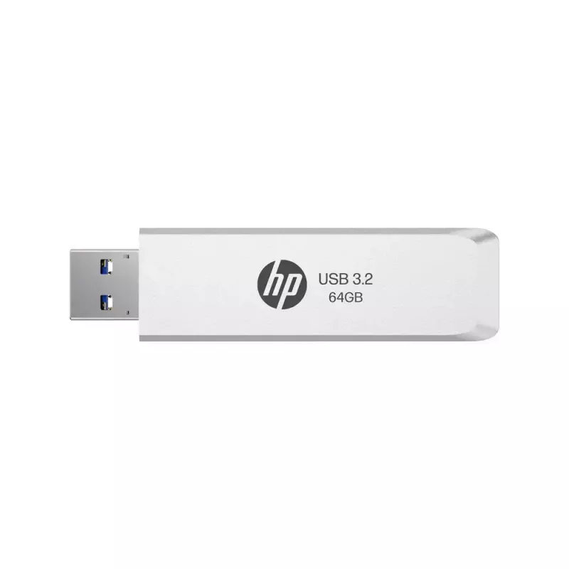 USB-Stick HP HPFD819W-A-64 64 GB USB Typ-A 3.2 Gen 2 (3.1 Gen 2) Silber, Slide-Formfaktor