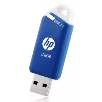 USB-Flash-Laufwerk HP X755W PACK x3 – 128 GB, USB Typ-A 3.2 Gen 1, Schiebedesign, blau/weiß