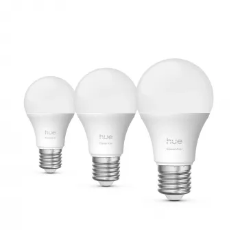 Philips Hue White and colour ambience Essential A60 – E27 smarte Lampe – 806 lm – 8W – 3er-Pack