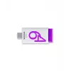 Philips Click USB-Flash-Laufwerk 64 GB USB Type-C 3.2 Gen 1 (3.1 Gen 1) Violett, Weiß