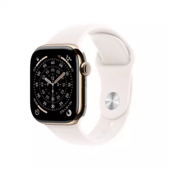 Smartwatch Apple Watch Series 11 GPS + Cellular 42mm Gold Titanium Case Light Blush Sport Band S/M