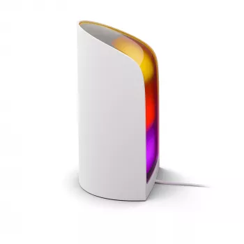Smart-Tischleuchte Philips Hue Play Wall Washer — Weiß, Bluetooth/Zigbee, mehrfarbiges Licht, 100–240 V, 2 m Kabel