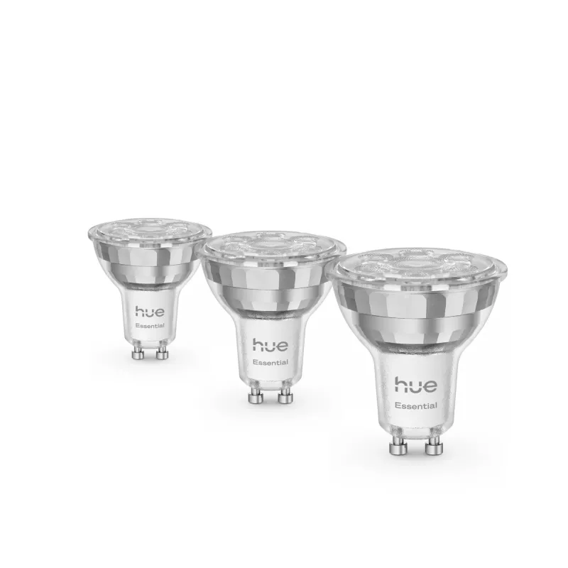 Philips Hue White and colour ambience Essential GU10 – smarter Strahler – 345 lm – 4,7 W – 3er-Pack