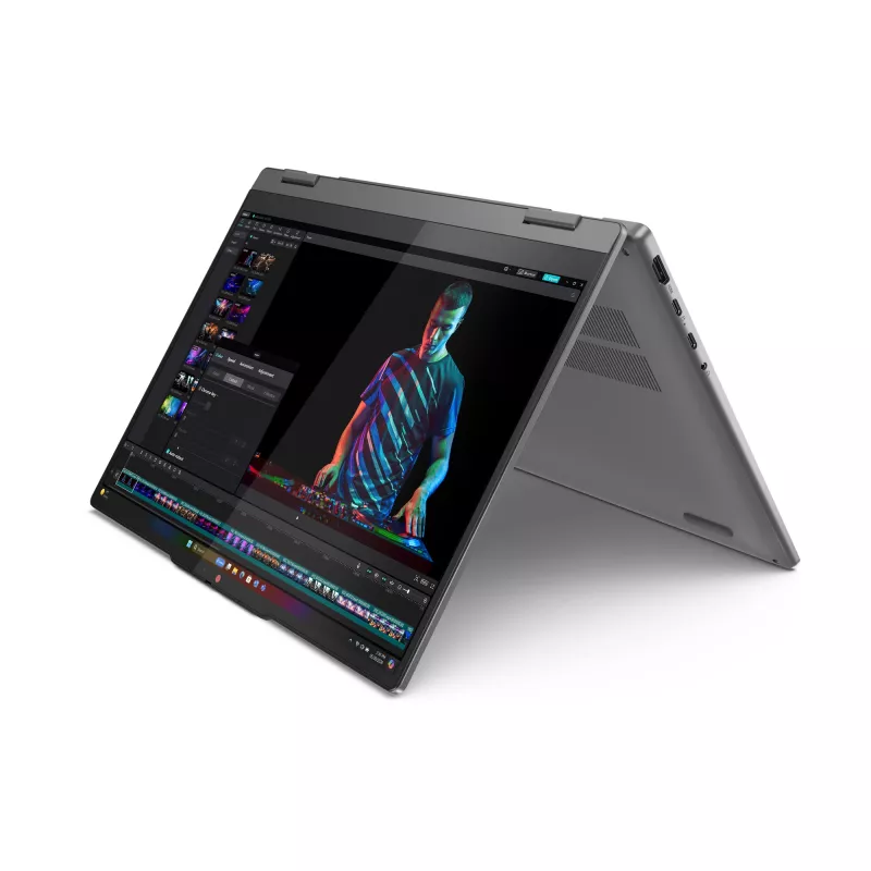 Lenovo IdeaPad 5 2-in-1 14Q8X9 Copilot+ PC Snapdragon X1P-42-100 Hybrid (2-in-1) 35,6 cm (14 Zoll) Touchscreen WUXGA 16 GB LPDDR5x-SDRAM 1 TB SSD Wi-Fi 7 (802.11be) Windows 11 Home Grau