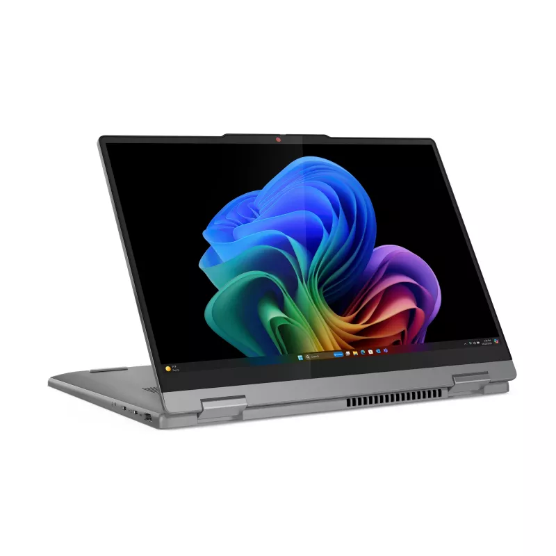Lenovo IdeaPad 5 2-in-1 14Q8X9 Copilot+ PC Snapdragon X1P-42-100 Hybrid (2-in-1) 35,6 cm (14 Zoll) Touchscreen WUXGA 16 GB LPDDR5x-SDRAM 1 TB SSD Wi-Fi 7 (802.11be) Windows 11 Home Grau