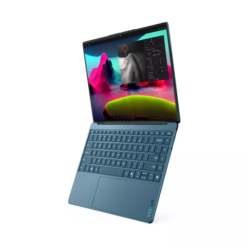 Lenovo Yoga Slim 9 14ILL10 Copilot+ PC Intel Core Ultra 7 258V Laptop 35,6 cm (14 Zoll) Touchscreen WQUXGA 32 GB LPDDR5x-SDRAM 1 TB SSD Wi-Fi 7 (802.11be) Windows 11 Home Teal