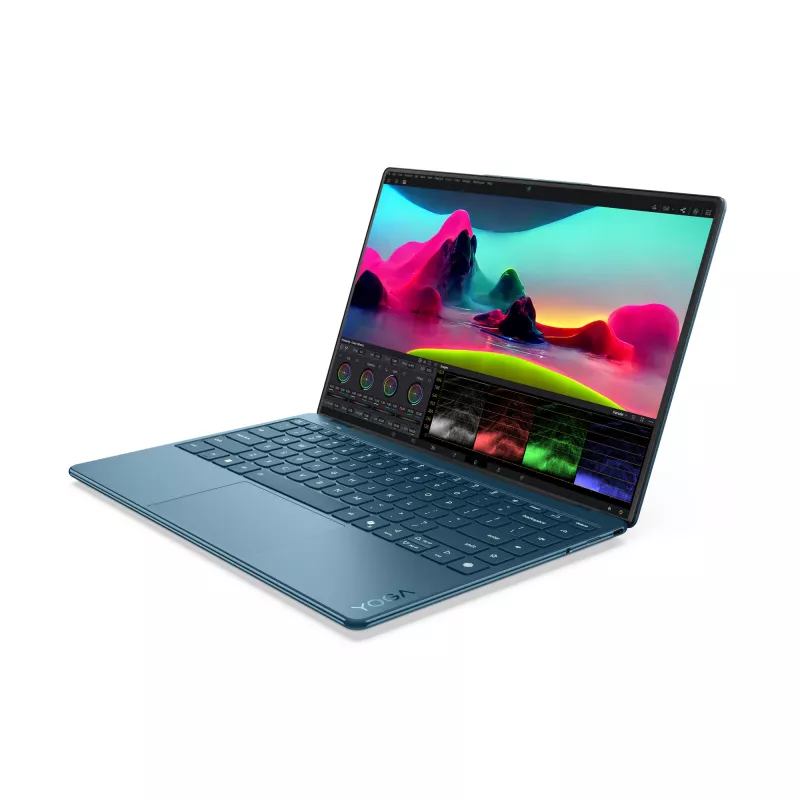 Lenovo Yoga Slim 9 14ILL10 Copilot+ PC Intel Core Ultra 7 258V Laptop 35,6 cm (14 Zoll) Touchscreen WQUXGA 32 GB LPDDR5x-SDRAM 1 TB SSD Wi-Fi 7 (802.11be) Windows 11 Home Teal