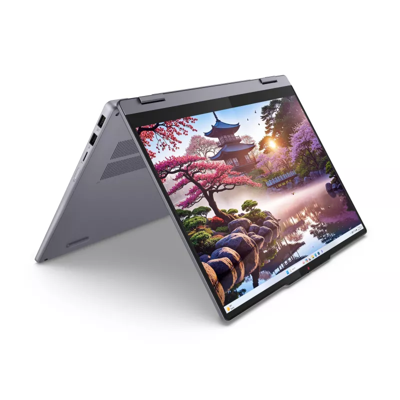Lenovo IdeaPad 5 2-in-1 14AKP10 Copilot+ PC AMD Ryzen™ AI 7 350 Hybrid (2-in-1) 35,6 cm (14 Zoll) Touchscreen WUXGA 16 GB LPDDR5x-SDRAM 512 GB SSD Wi-Fi 7 (802.11be) Windows 11 Home Grau