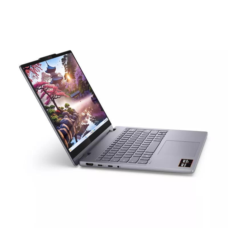 Lenovo IdeaPad 5 2-in-1 14AKP10 Copilot+ PC AMD Ryzen™ AI 7 350 Hybrid (2-in-1) 35,6 cm (14 Zoll) Touchscreen WUXGA 16 GB LPDDR5x-SDRAM 512 GB SSD Wi-Fi 7 (802.11be) Windows 11 Home Grau