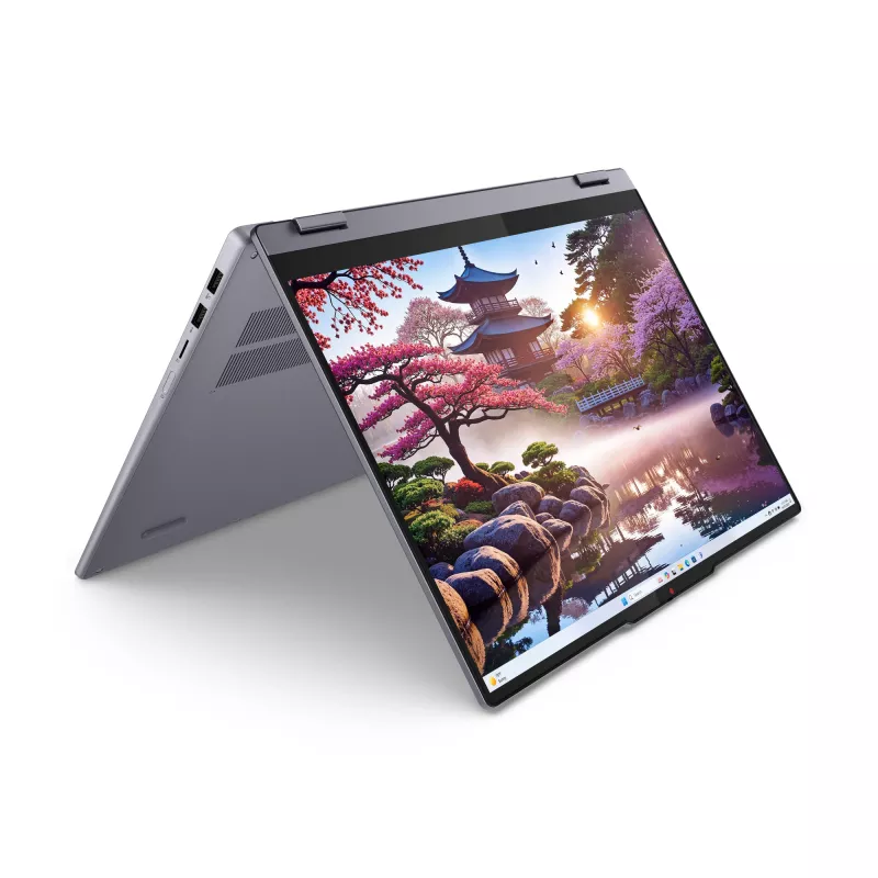 Lenovo IdeaPad 5 2-in-1 16AKP10 Copilot+ PC AMD Ryzen™ AI 7 350 Hybrid (2-in-1) 40,6 cm (16 Zoll) Touchscreen WUXGA 16 GB LPDDR5x-SDRAM 1 TB SSD Wi-Fi 7 (802.11be) Windows 11 Home Grau