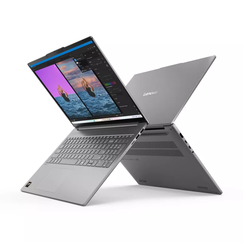 Lenovo IdeaPad Slim 5 16AKP10 Copilot+ PC AMD Ryzen™ AI 5 340 Laptop 40,6 cm (16 Zoll) WUXGA 16 GB DDR5-SDRAM 1 TB SSD Wi-Fi 7 (802.11be) Windows 11 Home Grau