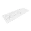 Contour Design Active Key Contour ClassicClean Medizinische Tastatur Abnehmbare Abdeckung Full-Size Kabellos Weiß C8100