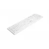 Contour Design Active Key AK-C8100F-U1-W/US Tastatur Medizin USB QWERTY US-Englisch Weiß