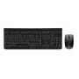CHERRY DW 3000 Tastatur Maus inklusive Universal RF Wireless AZERTY Belgisch Schwarz