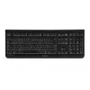 CHERRY DW 3000 Tastatur Maus inklusive Universal RF Wireless AZERTY Belgisch Schwarz