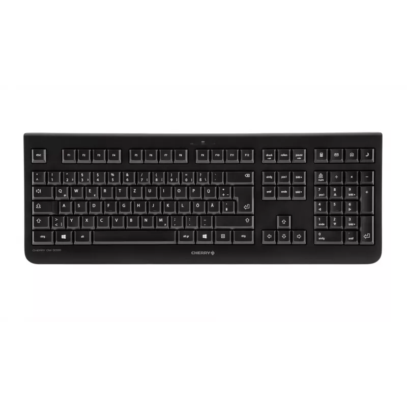 CHERRY DW 3000 Tastatur Maus inklusive Universal RF Wireless AZERTY Belgisch Schwarz