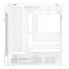 XPG STARKER AIR BTF Mid-Tower Weiß