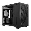 XPG VALOR AIR NANO MID-TOWER CHASSIS - Schwarz, Midi-Tower, PC, Schwarz, micro-ATX, Mini-ITX, SPCC, 17 cm