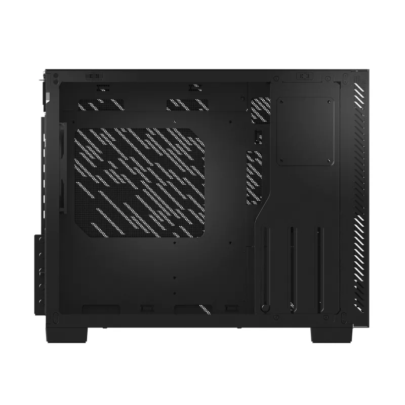 XPG VALOR AIR NANO MID-TOWER CHASSIS - Schwarz, Midi-Tower, PC, Schwarz, micro-ATX, Mini-ITX, SPCC, 17 cm