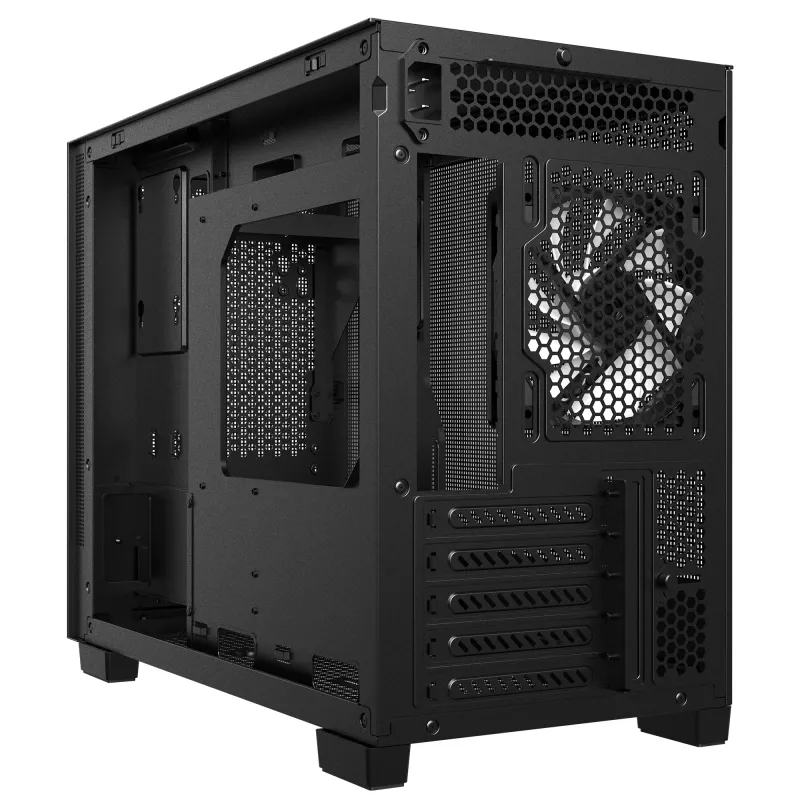XPG VALOR MESH NANO MID-TOWER-CHASSIS – Schwarz, Midi Tower, PC, Schwarz, micro ATX, Mini-ITX, SPCC, 17 cm