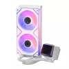 XPG LEVANTE II 240 White, Flüssigkeitskühlsystem, 12 cm, 26,7 Sone, Weiß