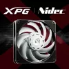 XPG VENTO PRO 120 PWM Schwarz, Lüfter, 12 cm, 450 U/min, 2500 U/min, Schwarz, Weiß