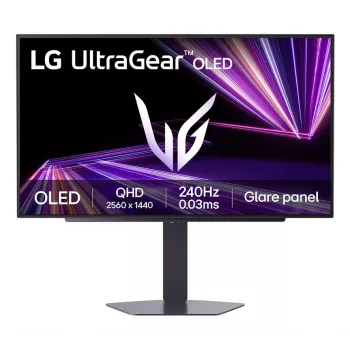 Computermonitor LG 27GX704A-B 27 Zoll 2560 x 1440 Quad HD OLED, 0,03 ms, VESA, höhenverstellbar, Schwarz