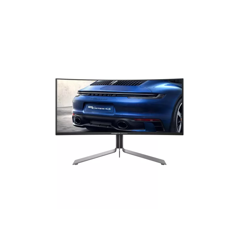AOC Porsche PD34 Computer-Monitor 86,4 cm (34 Zoll) 3440 x 1440 Pixel Wide Quad HD QD-OLED Schwarz