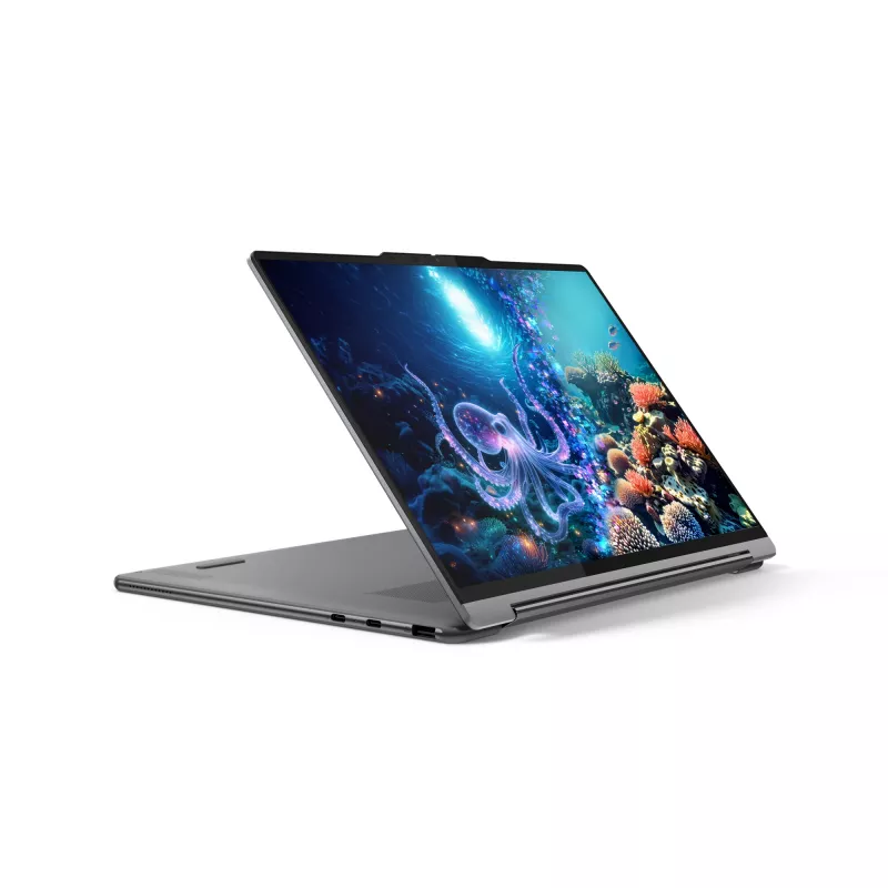Lenovo Yoga 9 2-in-1 14ILL10 Copilot+ PC Intel Core Ultra 7 258V Hybrid (2-in-1) 35,6 cm (14 Zoll) Touchscreen WQUXGA 32 GB LPDDR5x-SDRAM 1 TB SSD Wi-Fi 7 (802.11be) Windows 11 Home Grau
