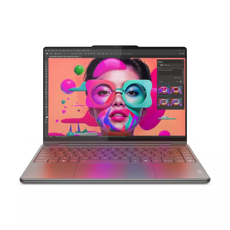 Lenovo Yoga 9 2-in-1 14ILL10 Copilot+ PC Intel Core Ultra 7 258V Hybrid (2-in-1) 35,6 cm (14 Zoll) Touchscreen WQUXGA 32 GB LPDDR5x-SDRAM 1 TB SSD Wi-Fi 7 (802.11be) Windows 11 Home Grau