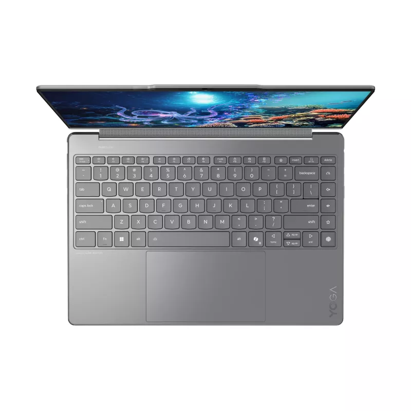 Lenovo Yoga 9 2-in-1 14ILL10 Copilot+ PC Intel Core Ultra 7 258V Hybrid (2-in-1) 35,6 cm (14 Zoll) Touchscreen WQUXGA 32 GB LPDDR5x-SDRAM 1 TB SSD Wi-Fi 7 (802.11be) Windows 11 Home Grau