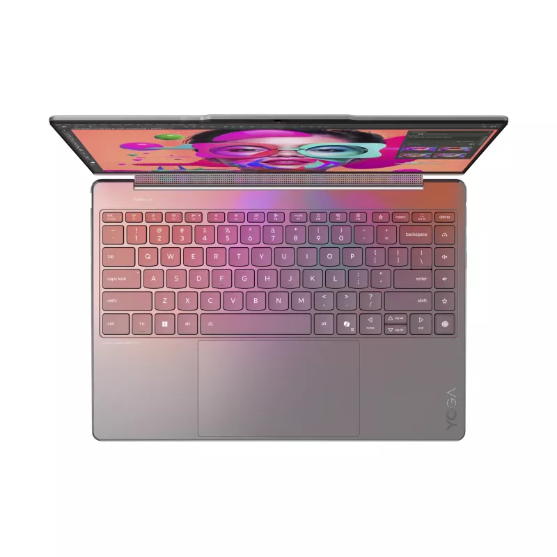 Lenovo Yoga 9 2-in-1 14ILL10 Copilot+ PC Intel Core Ultra 7 258V Hybrid (2-in-1) 35,6 cm (14 Zoll) Touchscreen WQUXGA 32 GB LPDDR5x-SDRAM 1 TB SSD Wi-Fi 7 (802.11be) Windows 11 Home Grau