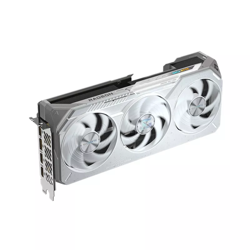 Grafikkarte GIGABYTE Radeon RX 9070 XT GAMING OC ICE 16 GB GDDR6 256-Bit PCIe 5.0 3-Lüfter weiß