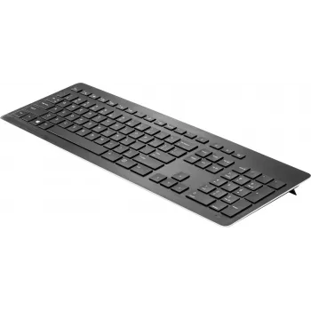 HP Wireless Premium Tastatur, Full-Size, Wireless, Membrane, Schwarz