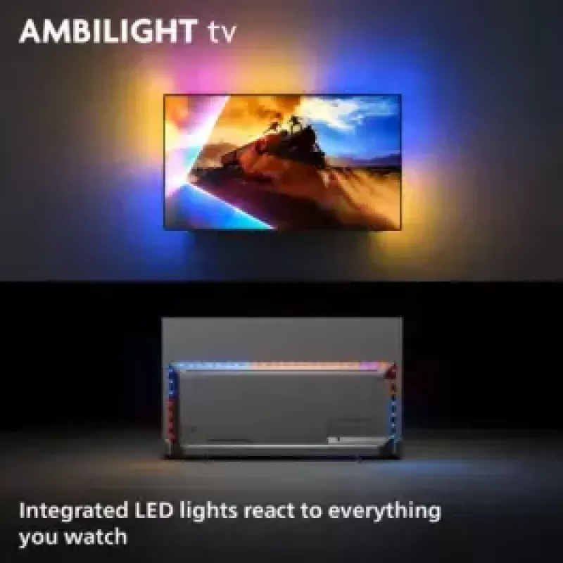 Philips Ambilight 48OLED760/12 TV 121,9 cm (48 Zoll) 4K Ultra HD Smart TV Wi-Fi Grau