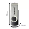 USB-Stick Intenso 128 GB USB-A 3.2 Gen 1x1 schwarz-silber