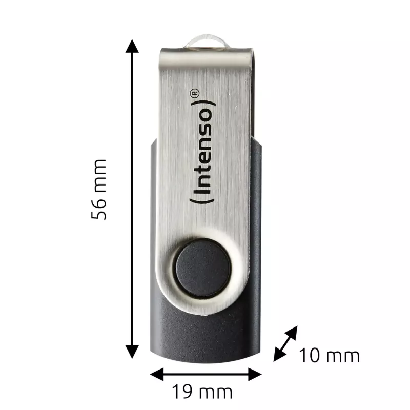 USB-Stick Intenso 128 GB USB-A 3.2 Gen 1x1 schwarz-silber