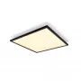 Smarte Deckenleuchte Philips Hue Aurelle Square Panel 600×600 mm, Bluetooth, 220–240V, 48 mm Tiefe, schwarz/weiß