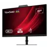 27 Zoll ViewSonic VG2741V-2K Computermonitor, 2560×1440 QHD, 4 ms, IPS/LCD, integrierte Lautsprecher, VESA, höhenverstellbar, schwarz