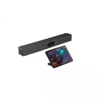Yealink MeetingBar A25 Video Bar und CTP25 Touch Console Kit Bundle Schwarz 3840 x 2160 Pixel 30 fps