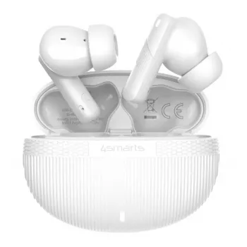 Headset 4smarts SkyBuds Pro ANC True Wireless Stereo TWS In-ear Bluetooth Weiß 10 m Reichweite 40 g
