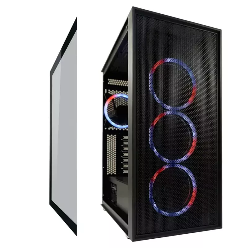 PC-Gehäuse LC-Power Schwarz_Wanderer_X Midi Tower Schwarz