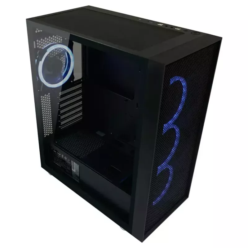 PC-Gehäuse LC-Power Schwarz_Wanderer_X Midi Tower Schwarz