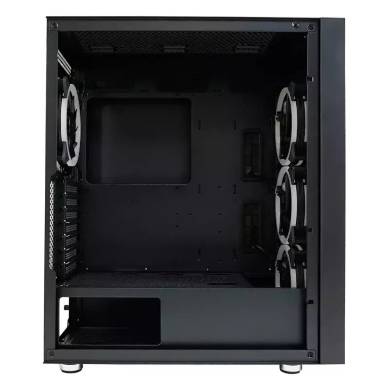 PC-Gehäuse LC-Power Schwarz_Wanderer_X Midi Tower Schwarz