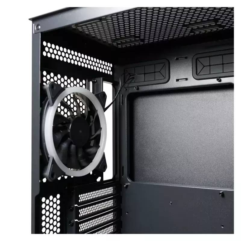 PC-Gehäuse LC-Power Schwarz_Wanderer_X Midi Tower Schwarz