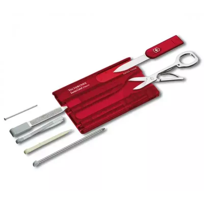 SwissCard Classic Victorinox Rot