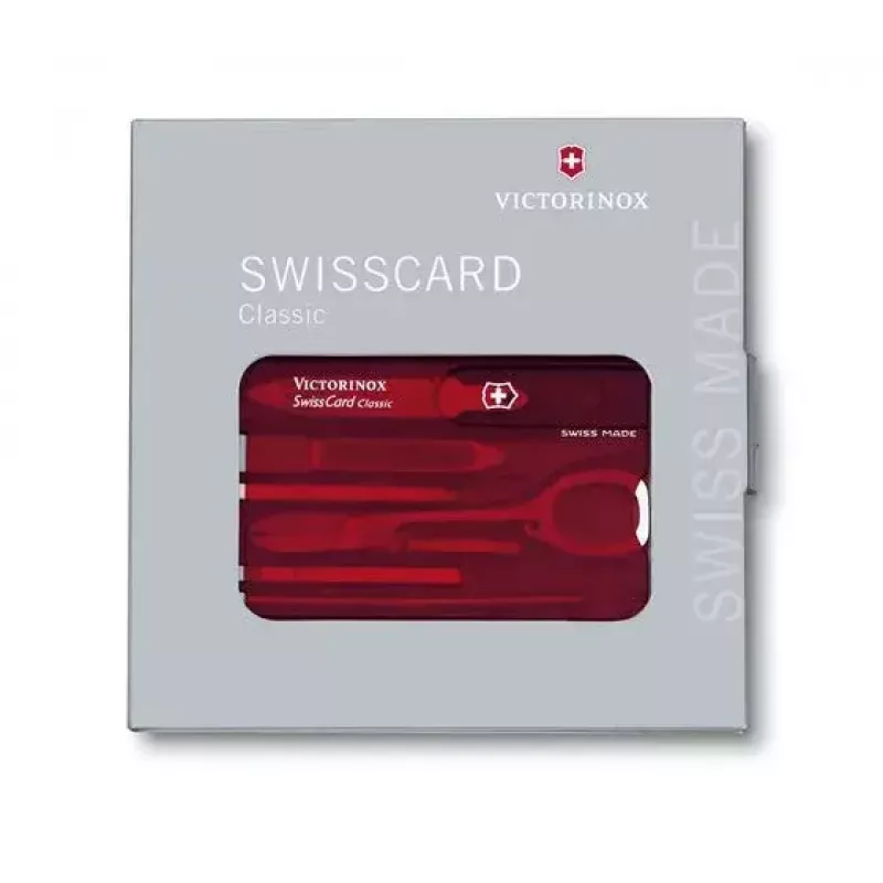 SwissCard Classic Victorinox Rot