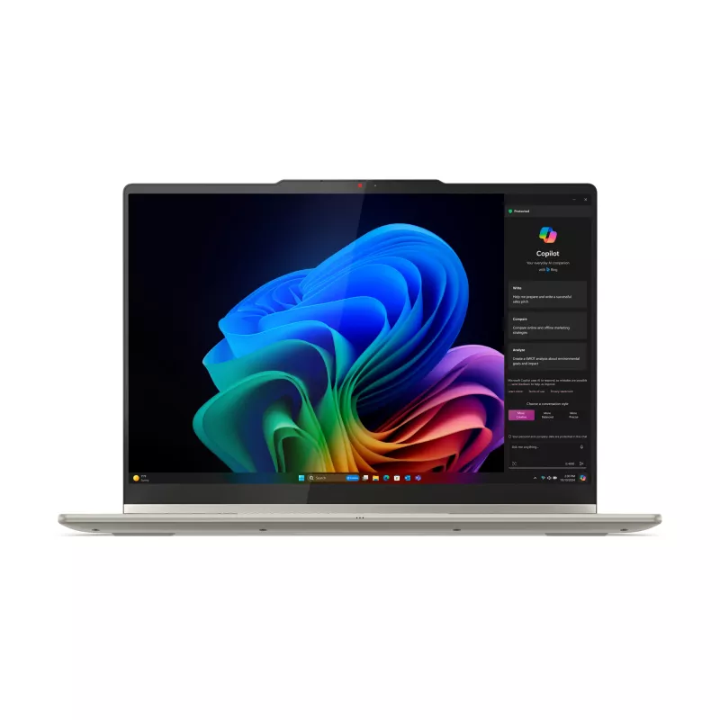 Lenovo Yoga 7 2-in-1 14ILL10 Copilot+ PC Intel Core Ultra 5 226V Hybrid (2-in-1) 35,6 cm (14 Zoll) Touchscreen WUXGA 16 GB LPDDR5x-SDRAM 1 TB SSD Wi-Fi 7 (802.11be) Windows 11 Home Grau