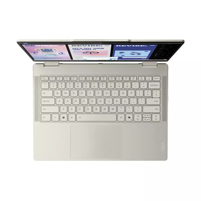 Lenovo Yoga 7 2-in-1 14ILL10 Copilot+ PC Intel Core Ultra 5 226V Hybrid (2-in-1) 35,6 cm (14 Zoll) Touchscreen WUXGA 16 GB LPDDR5x-SDRAM 1 TB SSD Wi-Fi 7 (802.11be) Windows 11 Home Grau