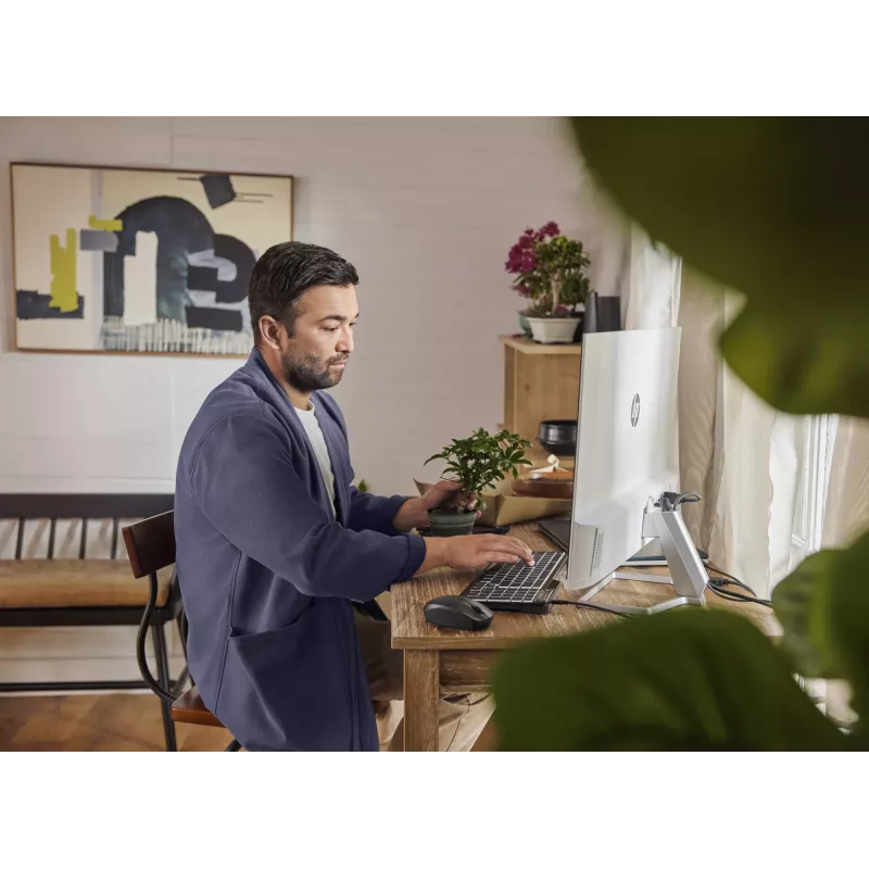 HP 400 Hintergrundbeleuchtete Kabelgebundene Tastatur Vollformat USB Schwarz